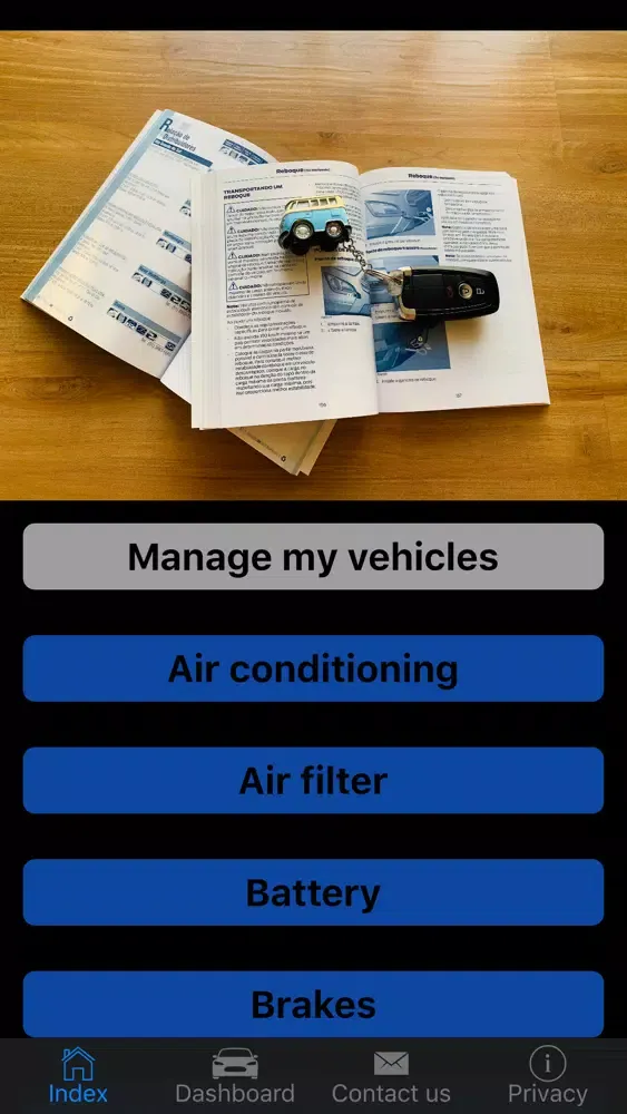 Car Manual Screenshots