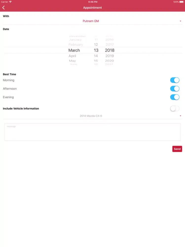 Putnam GM VIP iPad  Ekran Görüntüleri