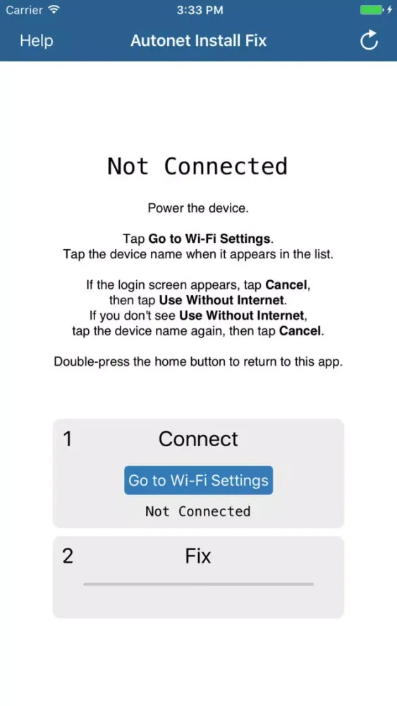 Capturas de tela do Autonet Install Fix