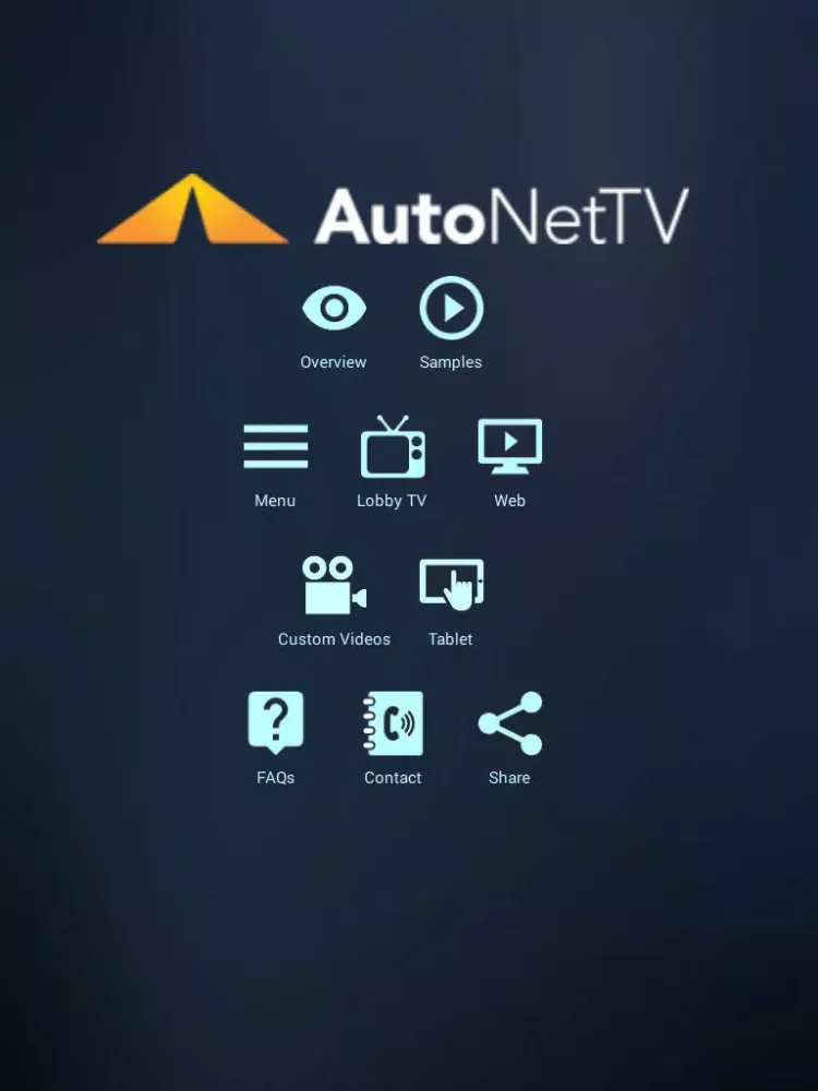 Capturas de tela do AutoNetTV Showcase iPad 