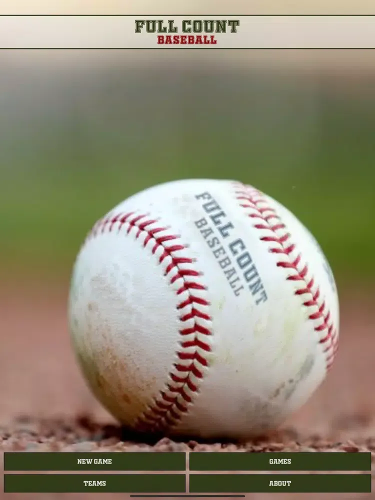 Full Count Baseball Scoring iPad  سکرین شاٹس