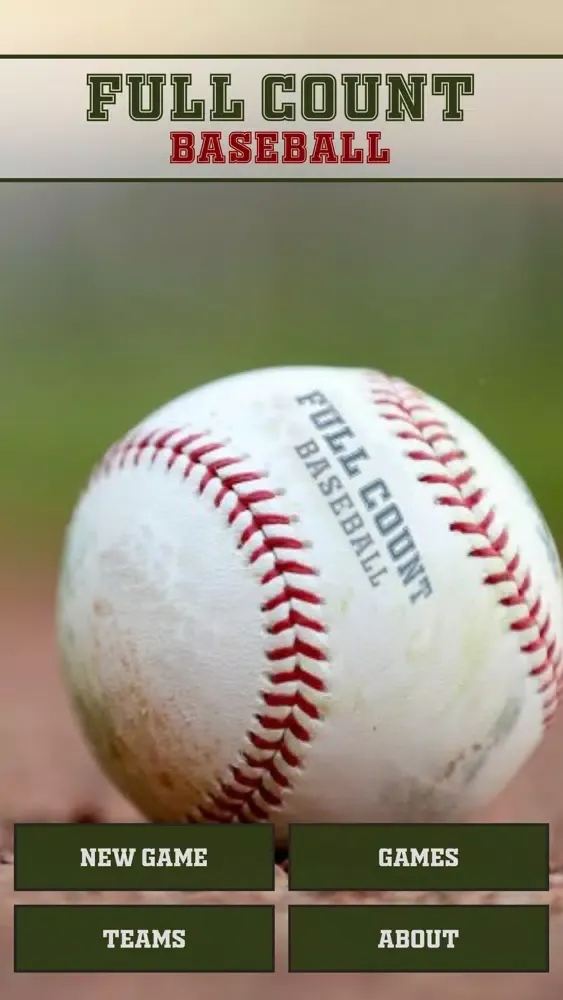 Full Count Baseball Scoring سکرین شاٹس
