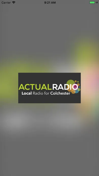 Actual Radio Screenshots