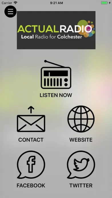 Actual Radio Screenshots
