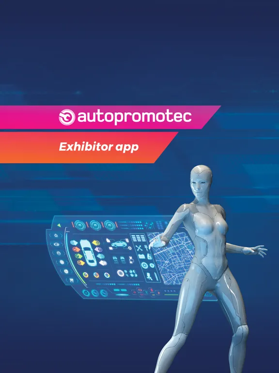 Ảnh chụp màn hình của Autopromotec Exhibitor iPad 