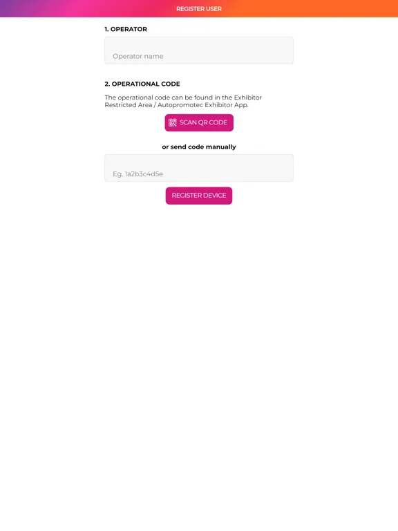 Ảnh chụp màn hình của Autopromotec Exhibitor iPad 