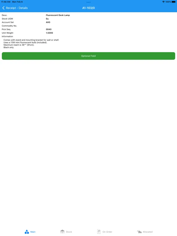 AutoSimply Barcode iPad 應用截圖