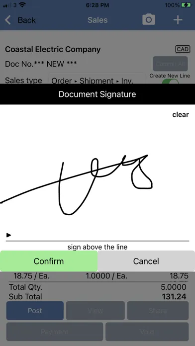 Screenshot di AutoSimply SalesAnywhere 2021