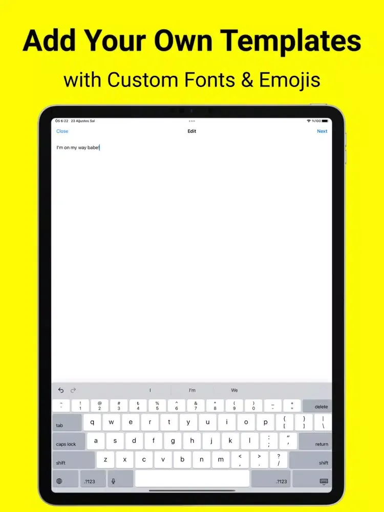Zrzuty ekranu AutoSnap Keyboard - Auto Paste iPad 
