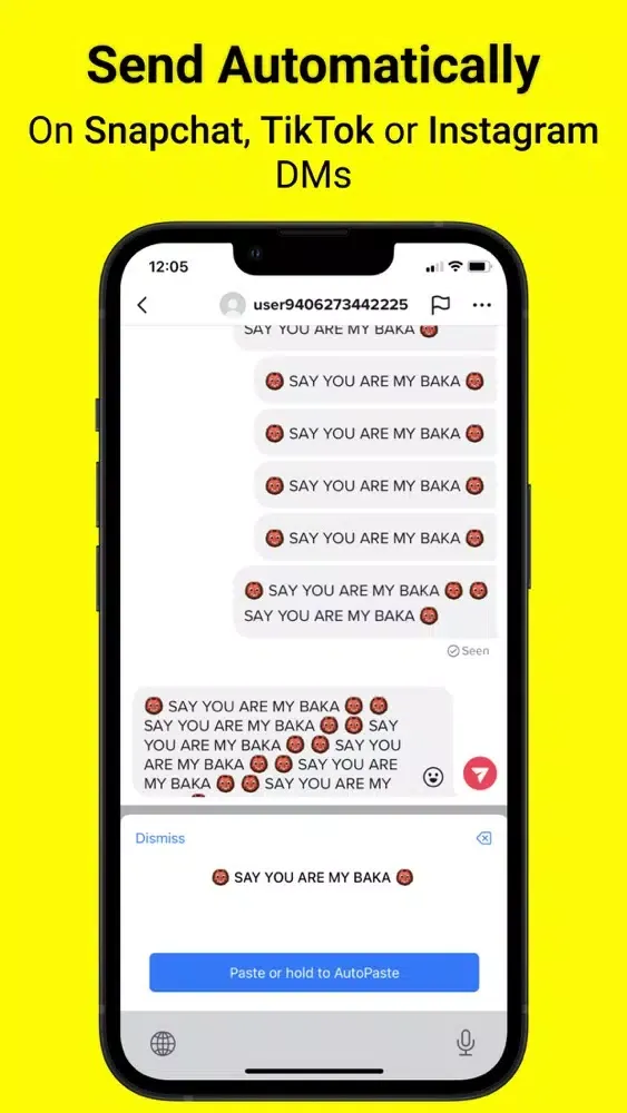 Zrzuty ekranu AutoSnap Keyboard - Auto Paste