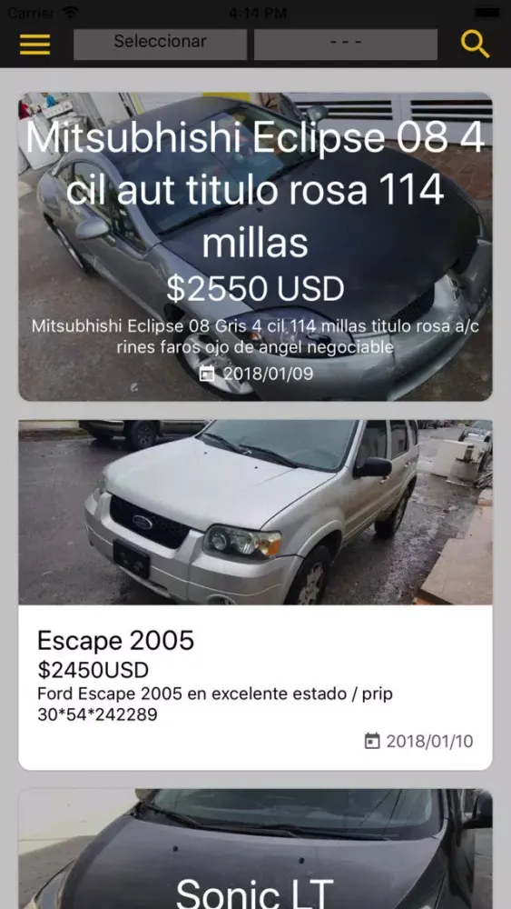Ảnh chụp màn hình của Autos Nuevo Laredo