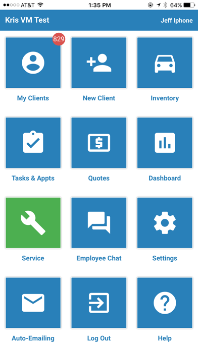 Zrzuty ekranu ASN CRM