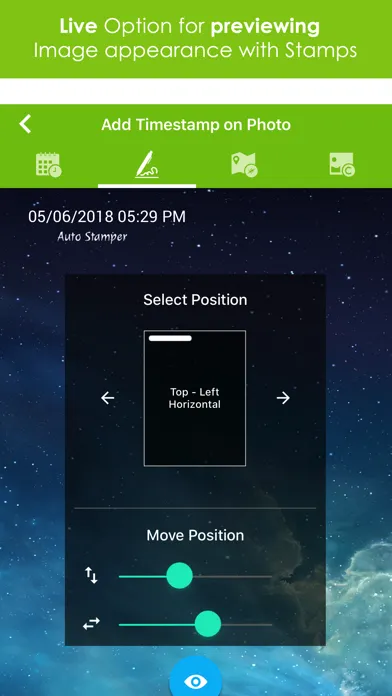 Zrzuty ekranu Add Text & Timestamp to Photos