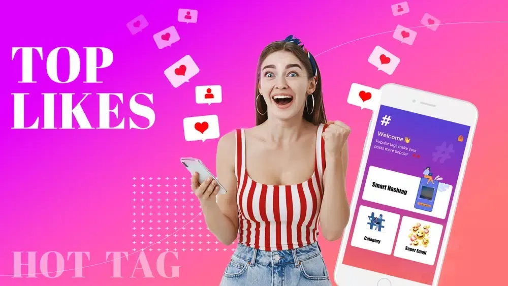 Captures d'écran de Top Likes for IG Hot-Tag