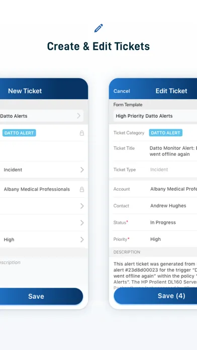 Autotask LiveMobile Screenshots