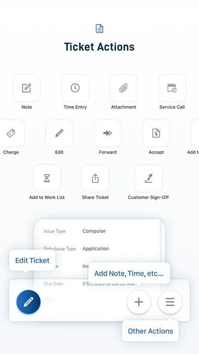 Autotask LiveMobile Screenshots