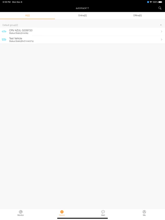 AutoTrack RD iPad  Screenshots