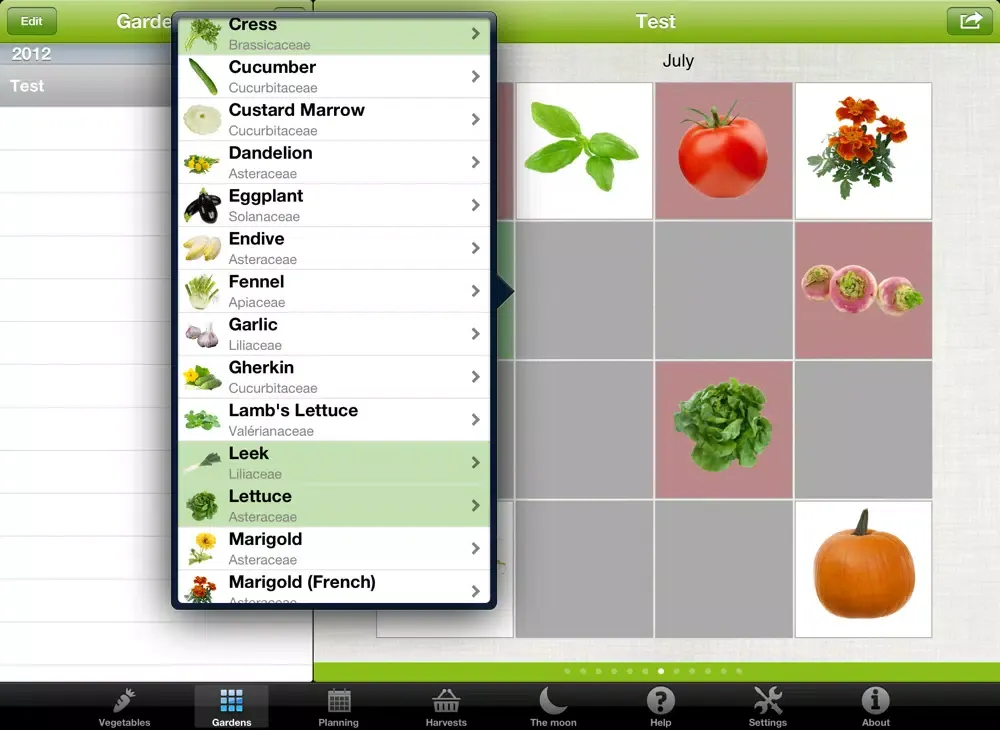 Screenshot di My Potager iPad 