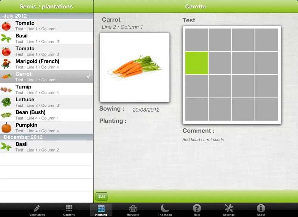 Screenshot di My Potager iPad 