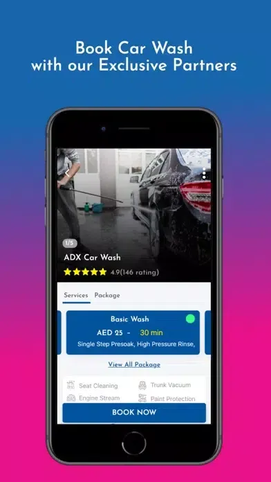 Tangkapan skrin Autovay – Car Wash Near Me UAE