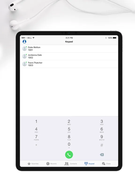 WEBXLOO Voice iPad  Screenshots