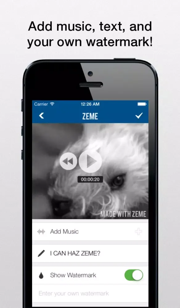 Zeme Pro - Video Editor: Add Music to Vines and Instagram Videos Ekran Görüntüleri