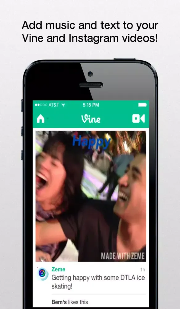 Zeme Pro - Video Editor: Add Music to Vines and Instagram Videos Ekran Görüntüleri