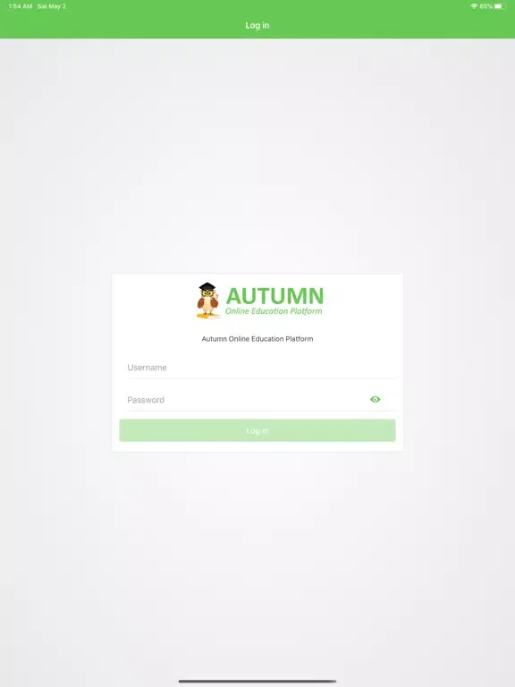 Screenshot di Autumn OEP iPad 