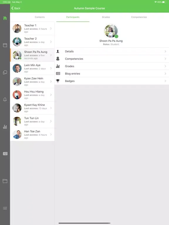 Screenshot di Autumn OEP iPad 