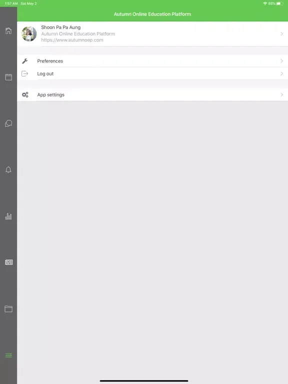 Screenshot di Autumn OEP iPad 