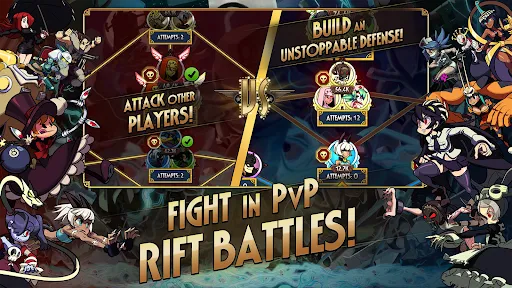 Skullgirls: Fighting RPG スクリーンショット