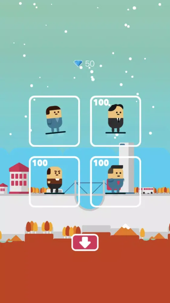 Captures d'écran de Autumn Hoverboarding - Addicting Hoverboard game