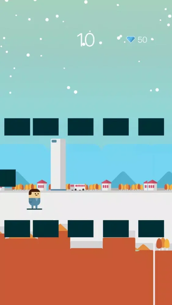 Captures d'écran de Autumn Hoverboarding - Addicting Hoverboard game