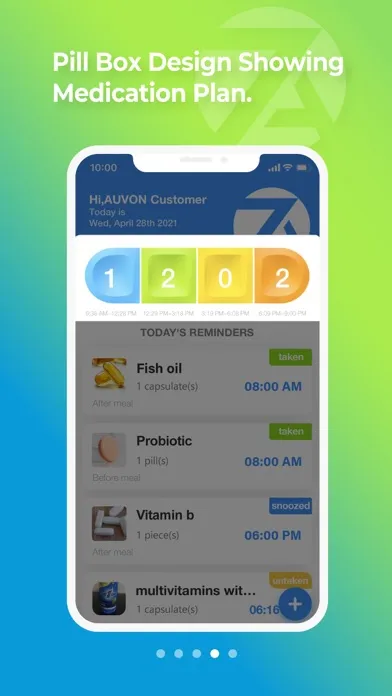 AUVON: Pill Reminder Screenshots