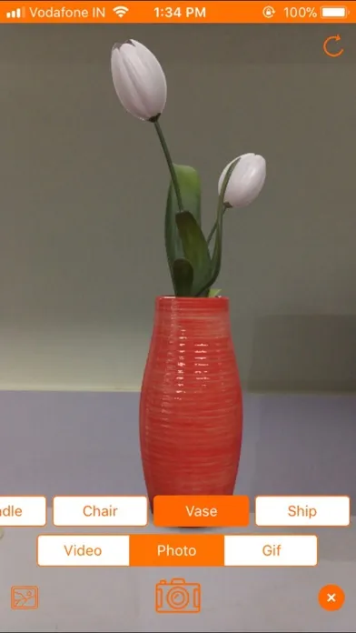 Zrzuty ekranu ARCam - AR Visual Effects