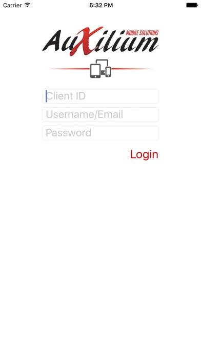 ภาพหน้าจอของ Auxilium Mobile