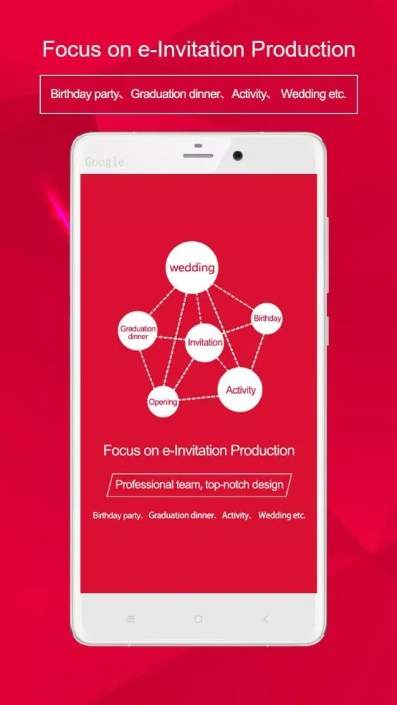 Capturas de pantalla de invitation letter - invitation card maker