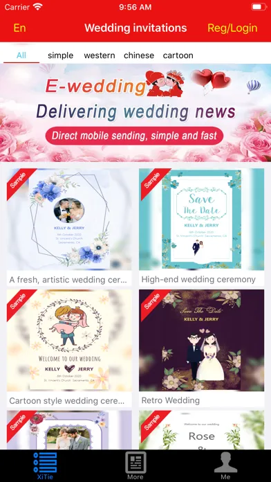 XiTie-wedding invitations应用截图