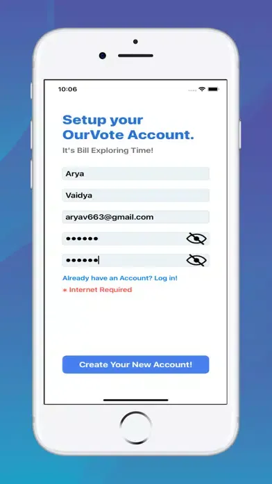 OurVote - Explore Bills Ekran Görüntüleri