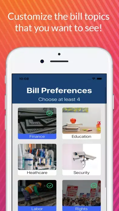 OurVote - Explore Bills Ekran Görüntüleri