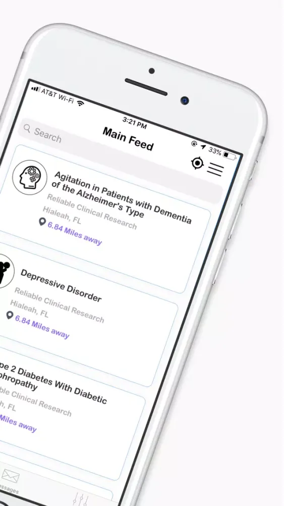 Zrzuty ekranu Trial Finder