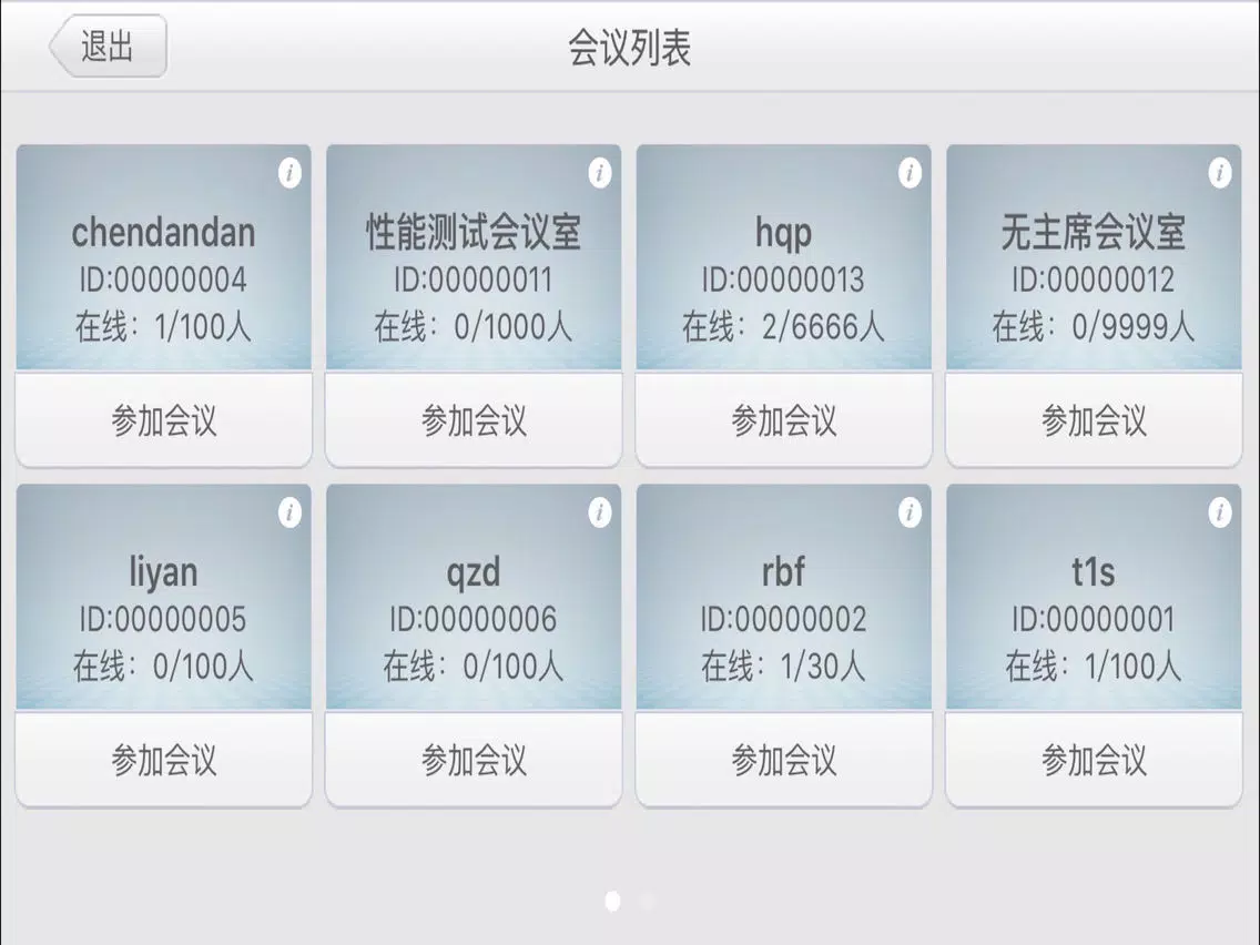 Ảnh chụp màn hình của AVA云互动 iPad 