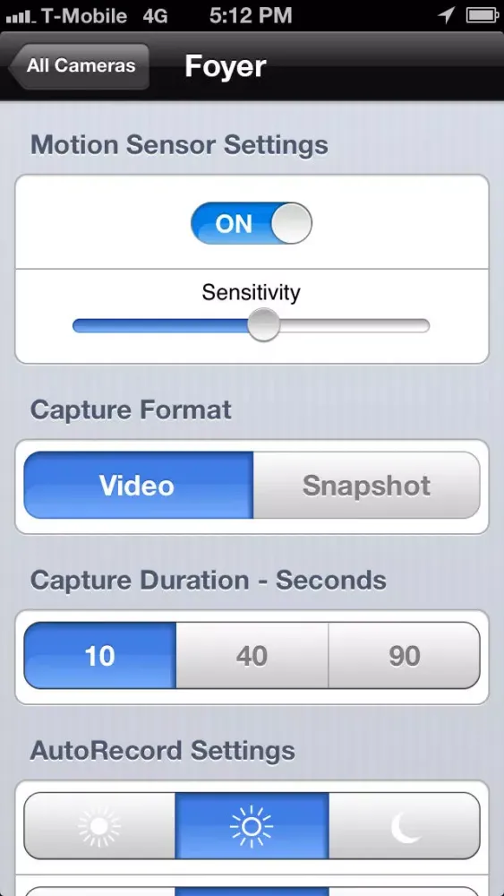 VueZone for iPhone Screenshots