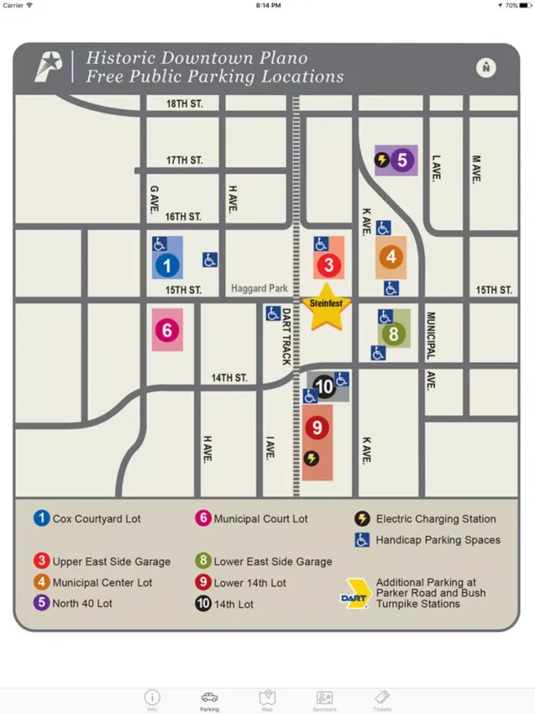 Zrzuty ekranu Downtown Plano Arts District iPad 