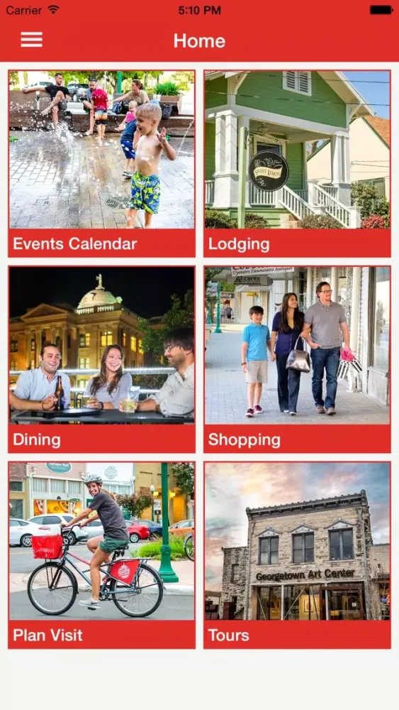 Capturas de pantalla de Explore Georgetown, Texas!