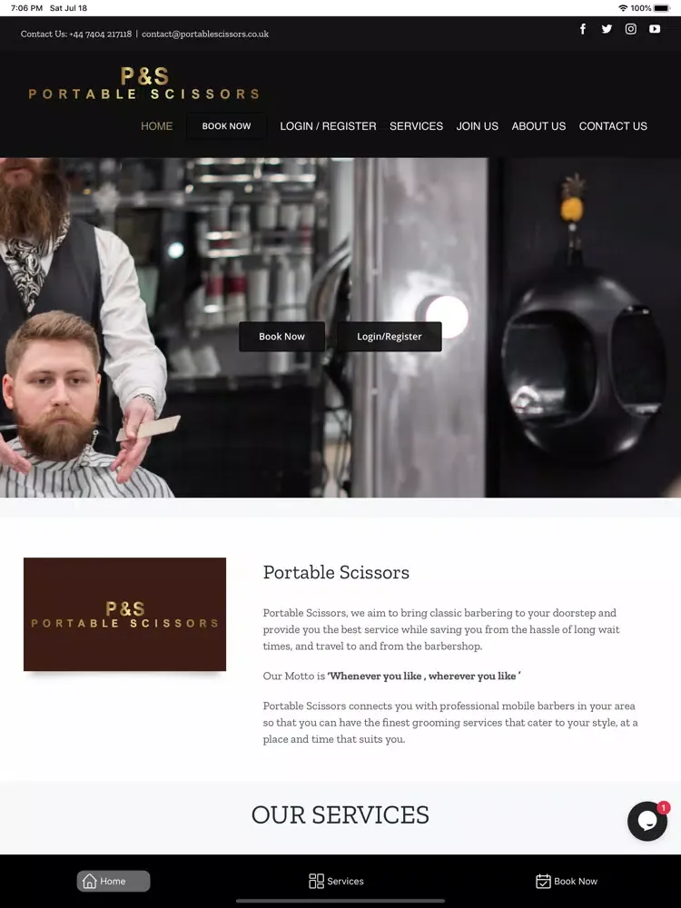 Capturas de pantalla de Portable Scissors iPad 