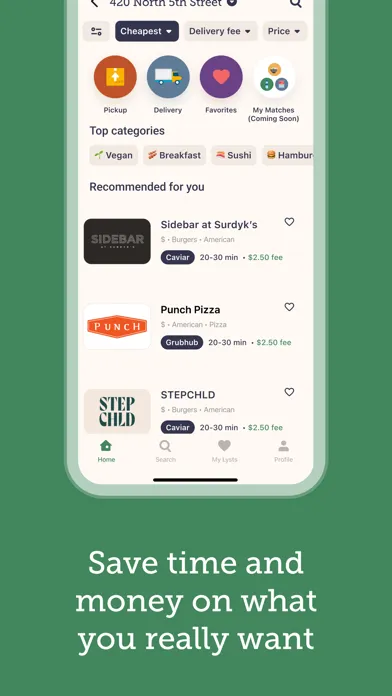 Tangkapan layar Availyst: Find Food Faster