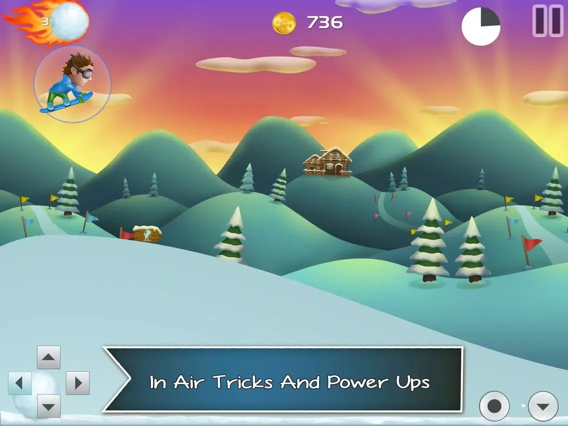Avalanche Mountain 2 - Hit The Slopes on The Top Free Extreme Snowboarding Racing Game iPad  Screenshots
