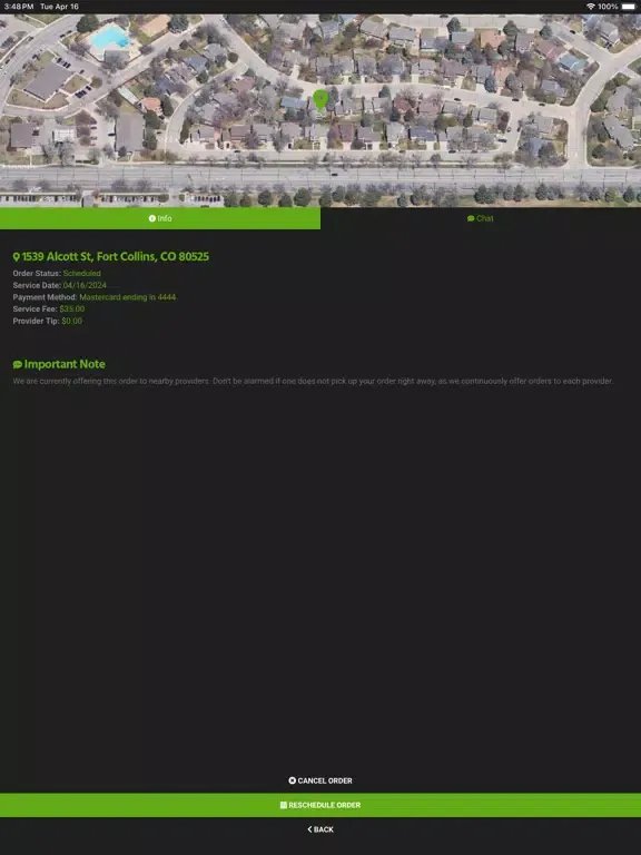 MowJo: Lawn Care On Demand iPad  Screenshots