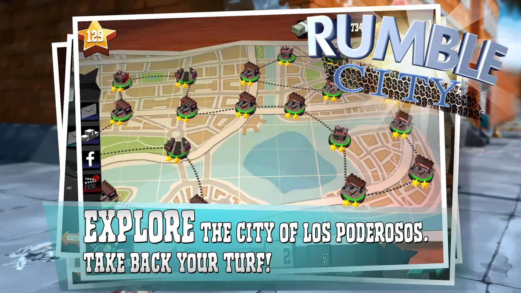 Capturas de tela do Rumble City